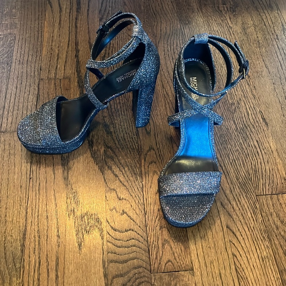 MICHAEL Michael Kors glitter platform sandal